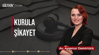 KİŞİSEL VERİLERİ KORUMA KANUNU / Kurula Şikayet