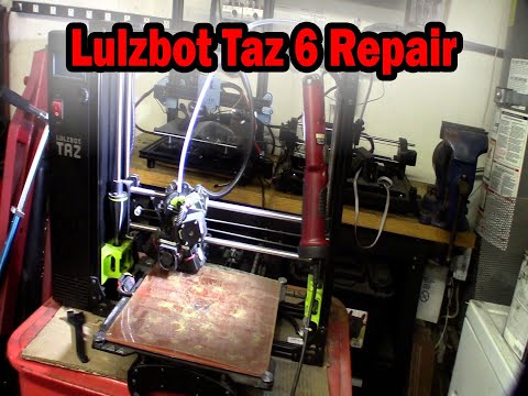 Lulzbot Taz 6 uneven bed troubleshooting, failed probing.