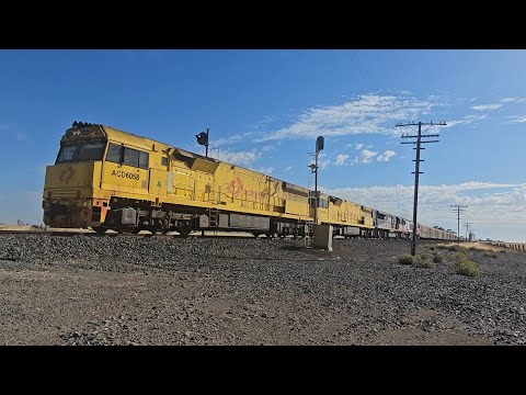 3MP9 SCT down "Dark Ghost #2" (4 locos, 95P), Laverton to Forrestfield, 0915, 28/1/26, Jung West VIC