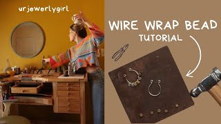Beginner Wire Wrap Bead Technique: DIY Earring & Necklace Tutorial