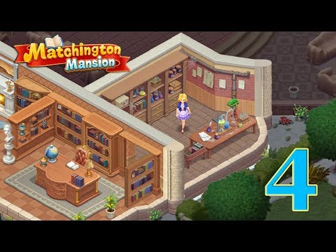 Matchington Mansion Gameplay Story Part 4 Library and Secret Laboratory