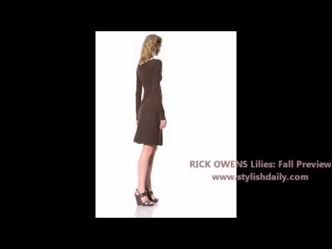RICK OWENS Lilies: Fall Preview