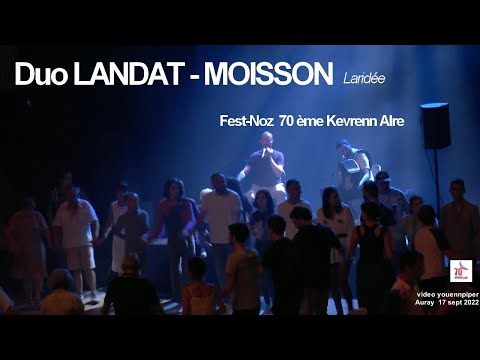 2022 Duo LANDAT-MOISSON    Laridée     Fest Noz 70 ème Kevrenn Alre  17 sept