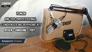 Video thumbnail for Tonor BM-700: Professional Condenser Microphone Kit | Best Studio Recording Microphone [REVIEW] by CrewElite