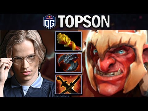 OG.TOPSON TROLL WARLORD - MIDLANE - DOTA 2 7.24 GAMEPLAY
