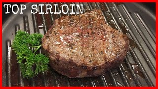 Cooking Perfect Sirloin Steak on the Grill | Tenderized & Garlic Butter Topping Cooked Medium