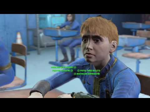 Fallout 4. Telling the class how badass I am. Short Stories Quest. Vault 81