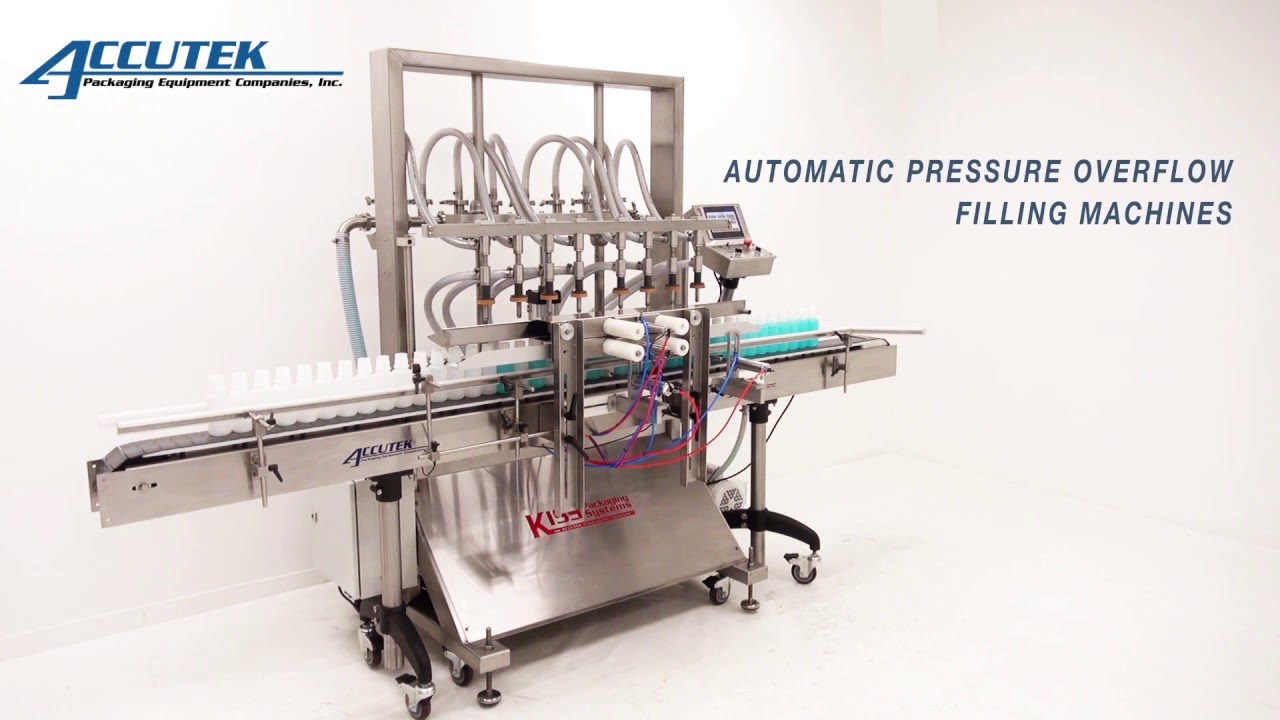 Automatic Pressure Overflow Filling Machines