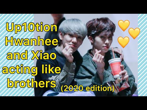 Up10tion Hwanhee and Xiao acting like brothers (2020)