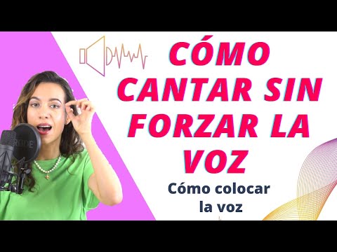 CÓMO COLOCAR LA VOZ ✅ Truco para cantar sin forzar la voz .CLASES DE CANTO desde cero, Natalia Bliss