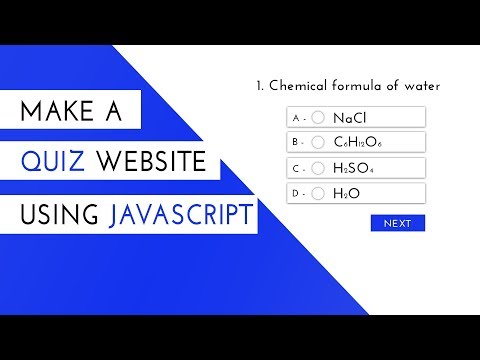How To Make Quiz Website Using JavaScript | Create...