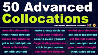 50 Advanced Collocations for Decisions & Judgement - Speak English Like a Native