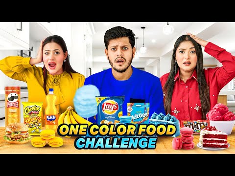২৪ ঘণ্টা শুধু এক রঙের খাবার খাওয়ার প্রতিযোগিতা 😱 | Eating Only ONE COLOR Food For 24 Hours | Rakib