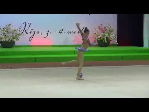 Julia Evchik BLR ball all around Baltic Hoop 2018