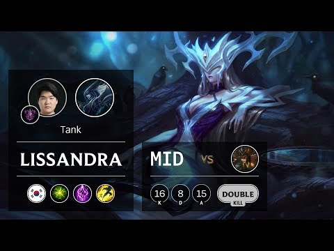 Lissandra Mid vs Cassiopeia - KR Master Patch 9.6