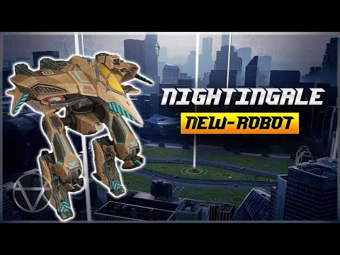 [WR] 🔥 New FLYING Healer Robot NIGHTINGALE - Preview Gameplay | War Robots