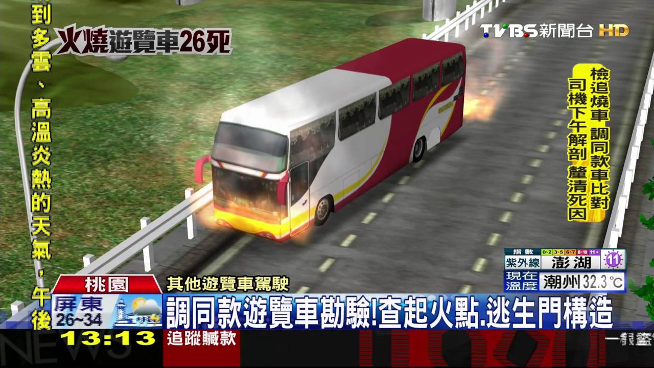 遊覽車飲水機起火?疑電線短路 竄火苗釀禍