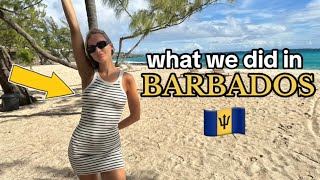 WHAT WE REALLY DID IN BARBADOS