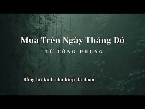 Mưa trên ngày tháng đó Sheet - Từ Công Phụng