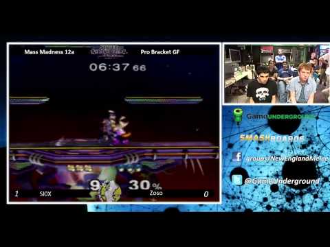 Mass Madness 12a - Zoso vs Slox SSBM Pro Bracket Grand Finals - 1 / 2