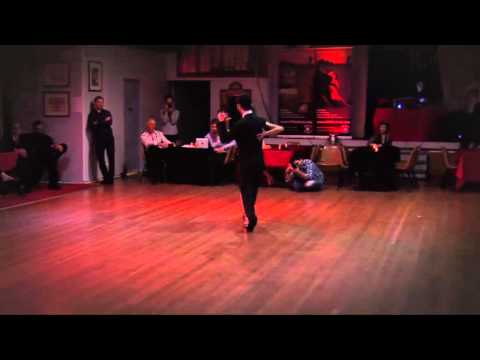  Andrea Misse  and  Javier Rodriguez  are  dancing  to  the  tango  "  Niebla Del Riachuelo  "