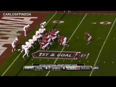 Every Alabama touchdown vs Texas 2010