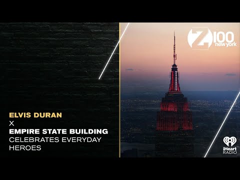 Empire State Building Lights sync LIVE to Alicia Keys's “Empire State of Mind”