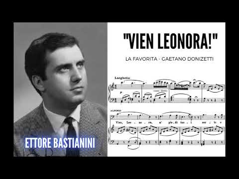 "Vien Leonora" La Favorita - Ettore Bastianini (with score!) HQ 1080p