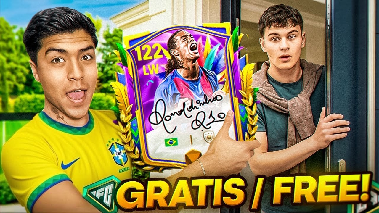 🎁🇧🇷RONALDINHO GRATIS EN FC MOBILE A UN SUSCRIPTOR!🎁Mejoré Su Cuenta Con LA MEJOR RACHA CON FC POINTS
