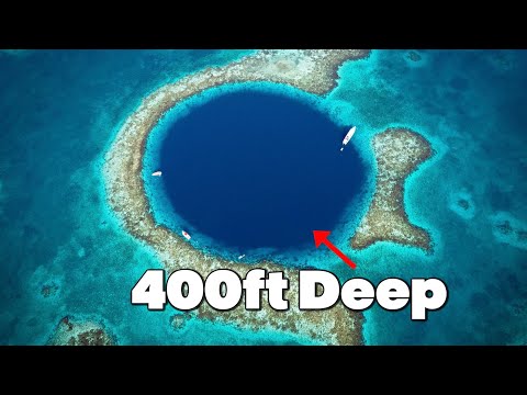 DIVING THE GREAT BLUE HOLE! What's Inside?