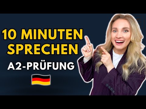 Sprich mit mir 🇩🇪  Mündliche A2-Prüfung – Teil 2 - Learn German Fast