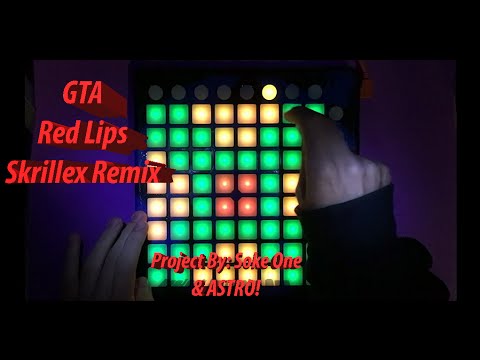 Gta -  Red Lips (Skrillex Remix) Launchpad S Cover