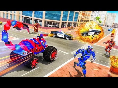 Scorpion Robot Monster Truck Transform Robot Games - Android GamePlay