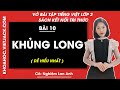 Vở bài tập Tiếng Việt Lớp 2 Bài 10: Khủng long