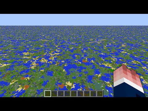 I generated the whole Minecraft map