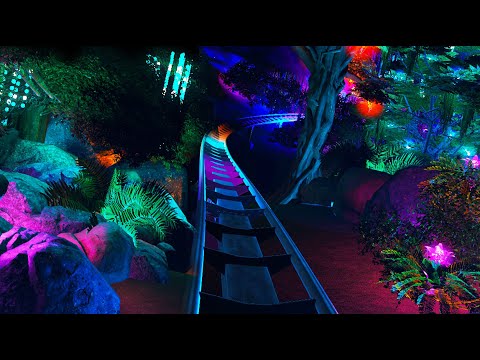 AVATAR Inspired Roller Coaster! Flight of Fantasy (POV)
