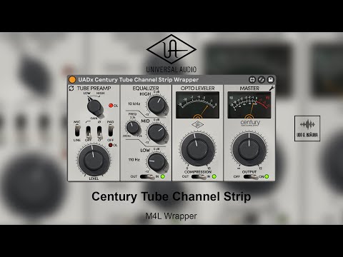 UAD Century Tube Channel Strip - Max for Live Wrapper