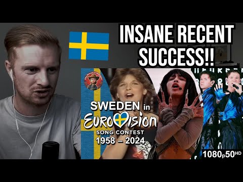 Reaction To Sweden in Eurovision Song Contest (1958-2024)