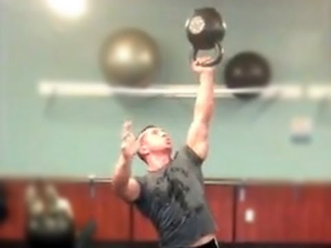 Bottom Up Press - 44kg (97lb) Kettlebell