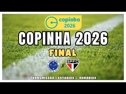 COPINHA FINAL 2026 | Cruzeiro x São Paulo | Final da Copa São Paulo de Futebol Júnior