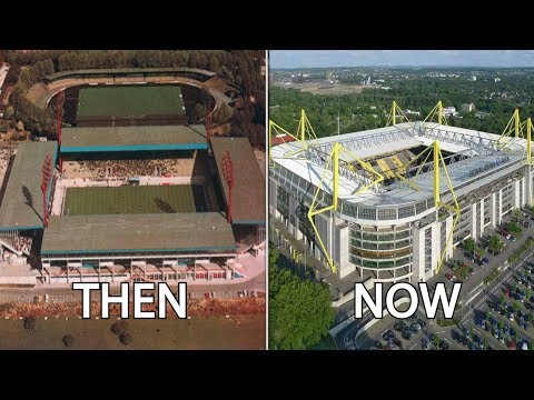 12 Football Stadiums Then & Now | Ft. Westfalenstadion, Camp Nou, Wembley... Video