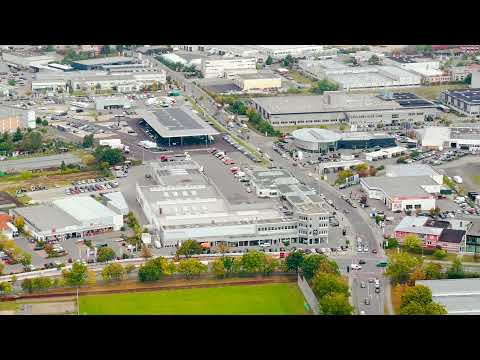 Auto-Scholz in Bamberg von oben