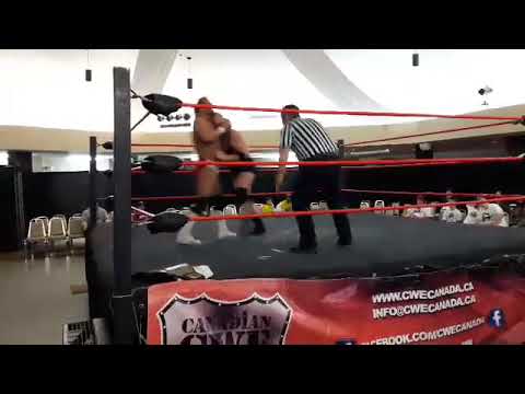 "Hotshot" Danny Duggan VS. "The Beligian Bull" Robin Lekime - CWE Heavyweight Championship Match