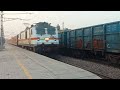 Super Fast Poorva Express Crossing With Dangerous Speed Top Speed Of Indian Train Poorvaexpress