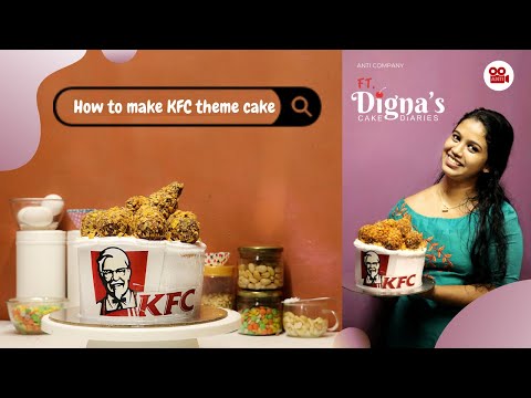 How to make KFC theme cake | Digna's cake diaries