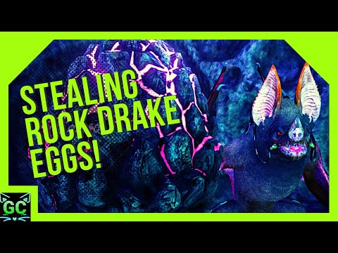 Using a Desmodus to Steal Rock Drake Eggs! Ep:12 (ARK Fjördur)