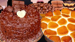 Download lagu ASMR FERRERO ROCHER CHOCOLATE CAKE S'MORES DIP ICE CREAM NUTELLA DESSERT MUKBANG 먹방咀嚼音 EATING SOUNDS mp3