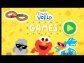 Elmo S World Games Train Tracks Retro Gaming