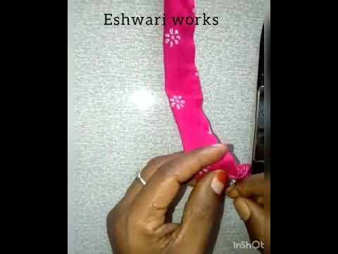 flower making using clothe /Eshwari works