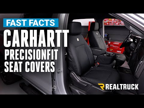 Covercraft Carhartt Super Dux PrecisionFit Seat Covers Fast Facts on a 2019 Chevy Silverado